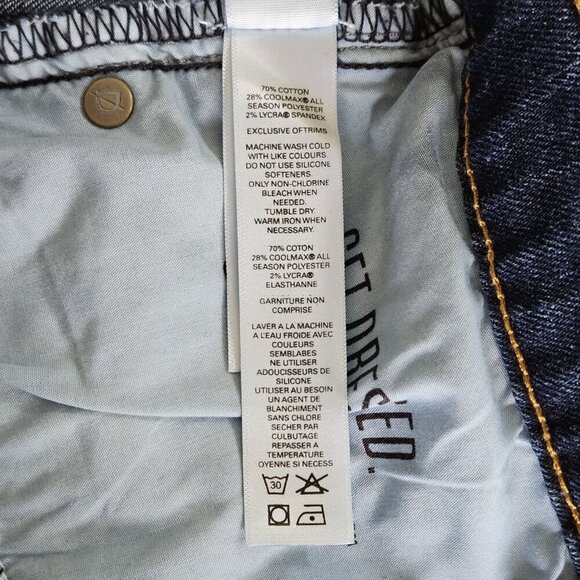 DU/ER Jeans Womens 32x33 (31) Blue Wide Leg WFMS4375 Stretch Hippie Preppy Boho - Picture 13 of 16